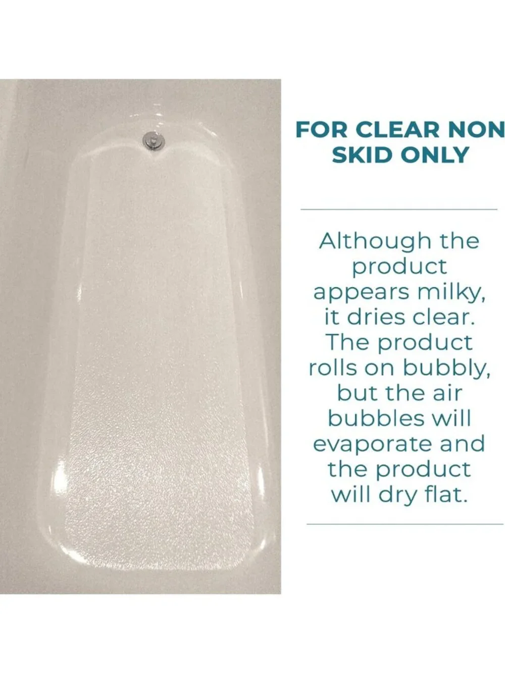 Non-Slip Shower & Bathtub Grip Coating - Anti-Slip Liquid, 4 oz for Safety